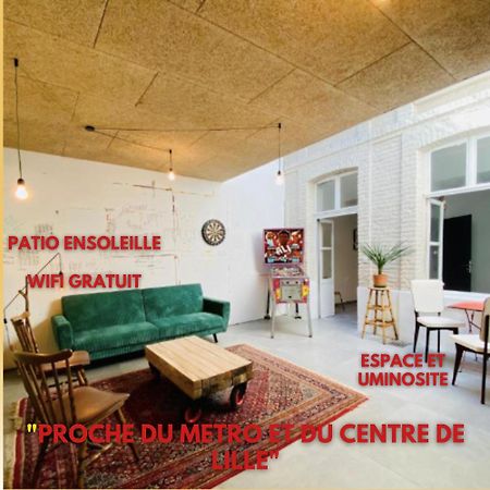 Oasis Urbaine - Spacieux Et Calme Avec Patio Lille Zewnętrze zdjęcie